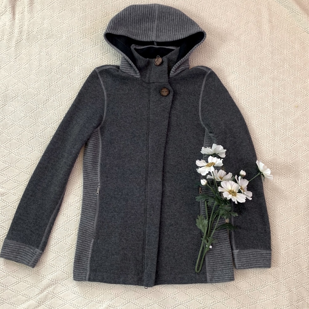 PRANA wool blend jacket. L